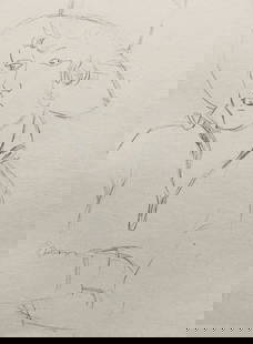 Henri Matisse, Composition (Dutel 3), Dessins de Henri-Matisse, Limited Edition Lithograph: Lithograph on vélin Lafuma paper. Unsigned and unnumbered. Paper Size: 10 x 8 inches. Excellent condition. Notes: From the album, Dessins de Henri-Matisse, 1925. Published by Éditions des Qu