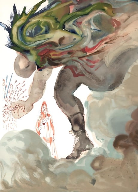 Salvador Dali, The Prophecy of Vanni Fucci (Michler/Löpsinger 1039-1138; Field 189-200), La (1 of 6)