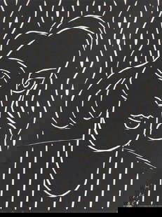 Henri Matisse, Teeny (Duthuit 723), XXe siècle, Limited Edition Linocut: Lithograph on v&#233;lin paper. Paper Size: 12.5 x 9.75 inches. Excellent condition. Inscription: Unsigned and unnumbered, as issued. Notes: From the volume, XXe Si&#232;cle, n&#176;4, 1938. Published