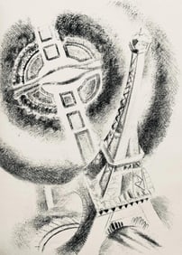 Robert Delaunay, La Tour et le Champ de Mars (Habasque 720-728), Allo! Paris!, Limited Edition