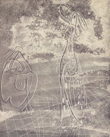 Pablo Picasso, Composition (Bloch 361a-e; Baer 683-688; Cramer 38), La Chèvre-Feuille, Limited