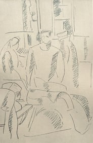 Fernand Léger, Intérieur d'Hôpital, Fernand Léger, Dessins de Guerre, Limited