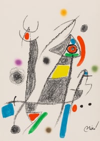 Joan Miró, Composition (Mourlot, 1051-1072), Maravillas con Variaciones acrósticas en el