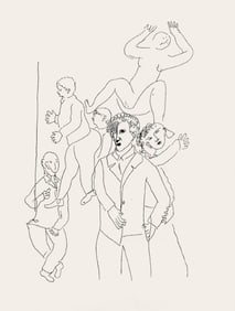 Marc Chagall, Composition, Suite Provinciale avec 92 dessins inédits de Marc Chagall, Limited