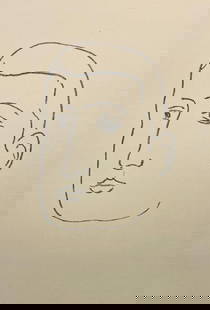 Henri Matisse, Composition (Duthuit 31), Apollinaire, Limited Edition Lithograph: Lithograph on vélin a la forme des papeteries d'Arches paper. Unsigned and unnumbered. Paper Size: 12.99 x 9.84 inches. Excellent condition. Notes: From the folio, Apollinaire, Henri Matisse, 195