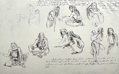 Eugène Delacroix, Composition, Trente et un Dessins et Aquarelles du Maroc, Limited Edition