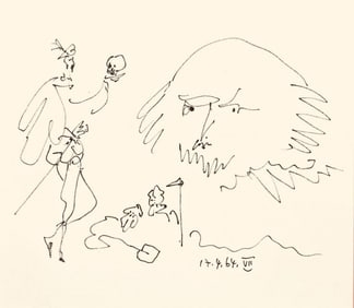 Pablo Picasso, Shakespeare VII (Bloch 1197), Picasso-Aragon Shakespeare, Limited Edition Lithograph