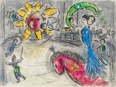 Marc Chagall, Composition (Cramer 110; Mourlot 945), Derrière le miroir, Limited Edition