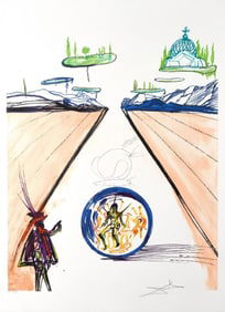 Salvador Dalí, Locomotion paradisiaque intra-utérine (M/L 822-831; Field 75-13),