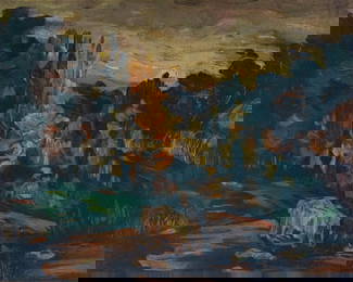 Paul C&#233;zanne, Paysage &#224; Aix, Les R&#233;alistes Lyriques, Collection Pierre L&#233;vy,