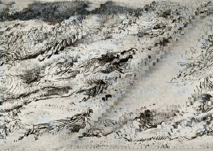 Henry Moore, Sketches for Sculpture, The Drawings of Henry Moore, Limited Edition Lithograph: Lithograph on vélin paper. Paper size: 12.5 x 13.5 inches. Excellent condition. Unsigned and unnumbered, as issued. Notes: From the folio, The Drawings of Henry Moore, 1946. Published by Curt Val