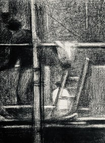 Georges Seurat, L'échafaudage, Seurat, Limited Edition Lithograph