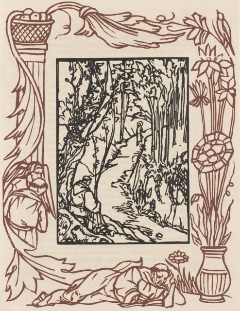 Émile Bernard, Composition (Morane, No. 100), Les Petites Fleurs de St. Françoise, Limited (1 of 10)
