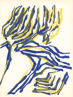 Raoul Ubac, Composition, Derrière le miroir, Limited Edition Lithograph: Lithograph on v&#233;lin paper. Paper size: 15 x 11 inches. Excellent condition. Inscription: Unsigned and unnumbered, as issued. Notes: From Derri&#232;re le miroir, N&#176; 142, 1964. Published by A
