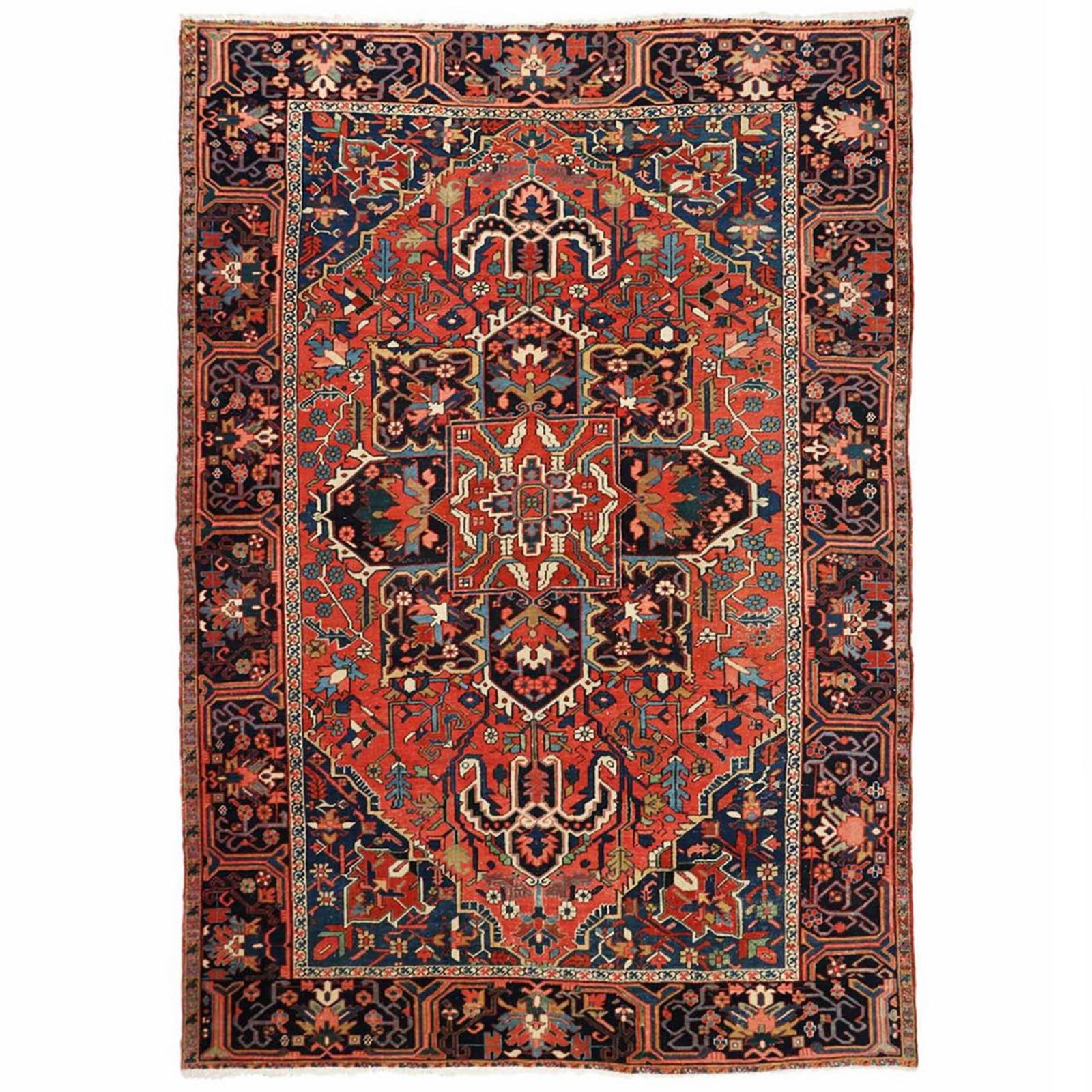Room Size Semi-Antique Heriz Rug (1 of 20)