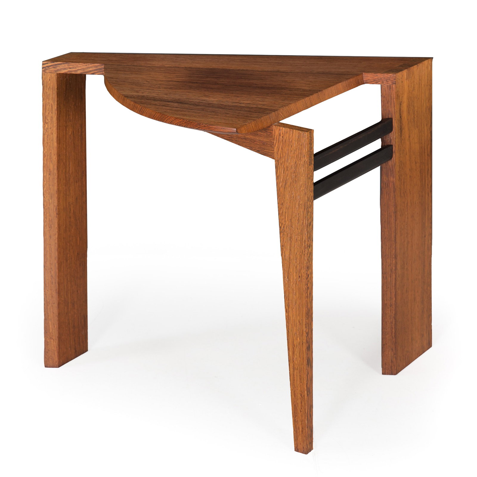 Modernist Ebony Hardwood Accent Table (1 of 10)