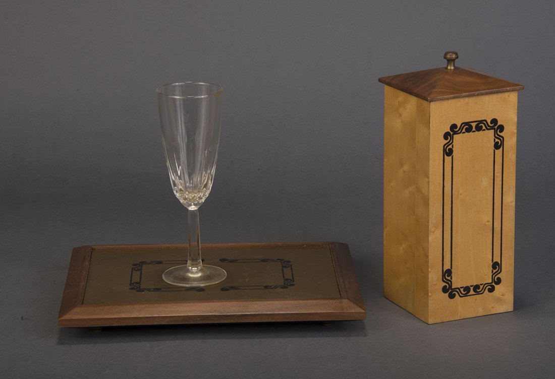 Self Priming Siphon – Louis Histed: Bill commissioned this to be made by Martin Lewis and Magikraft Studios ca. 1995 as he was fascinated with the method. A full glass of wine rests on a tray and is covered by an empty wood chimney. Whe