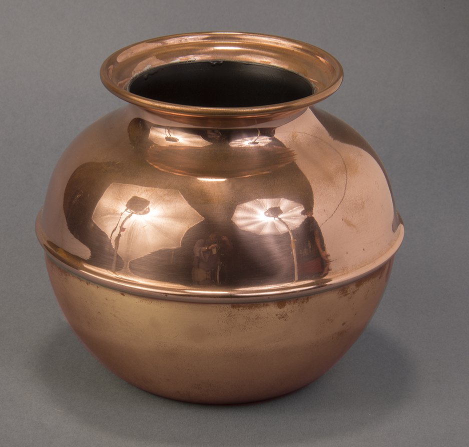 Jumbo Copper/Brass Lota - Sherms (1 of 1)