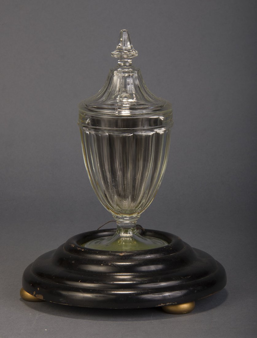 Large Mirror Vase with Turntable   - F. G. Thayer (1 of 1)