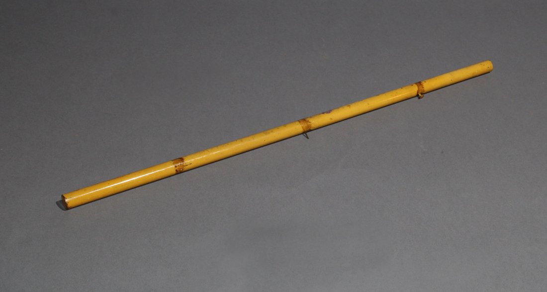 CORDS OF PHANTASIA WAND/STICK: Two ropes are tied around a 21” long faux-bamboo stick. Several silks are then tied to the ropes and gathered toward the stick. At the magician’s command the ropes and silks come free of the stick