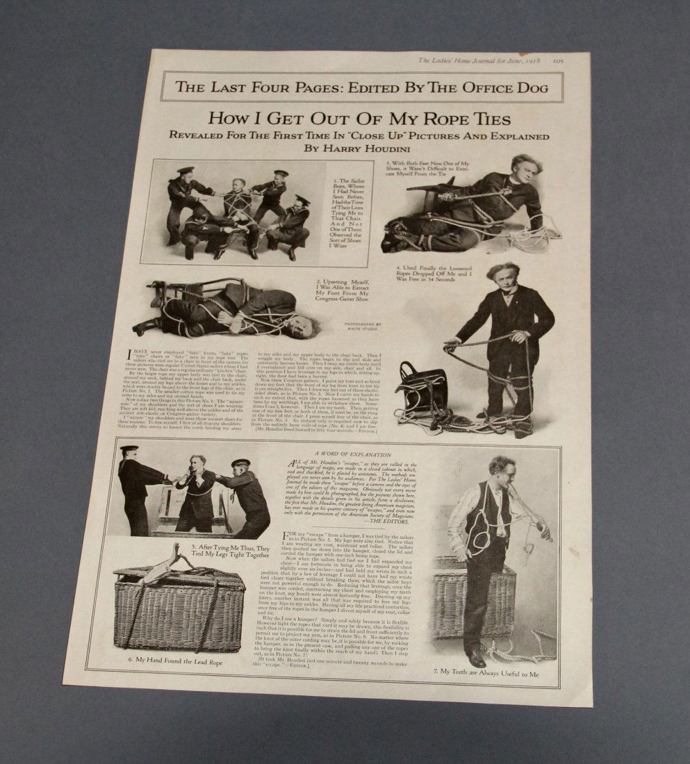 “HOW I GET OUT OF MY ROPE TIES” – HOUDINI (1 of 1)