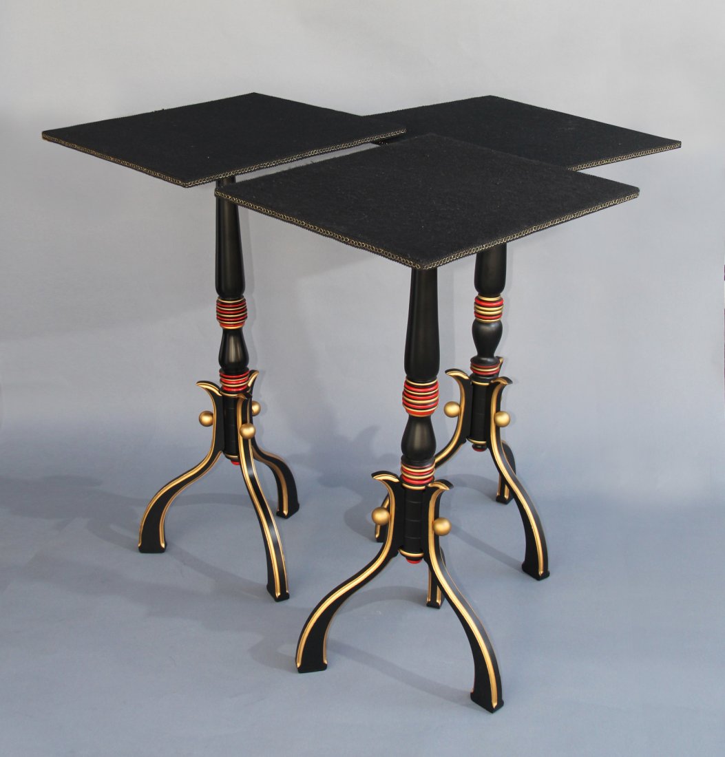 TRIO OF SIDE TABLES – CARL WILLIAMS (1 of 2)