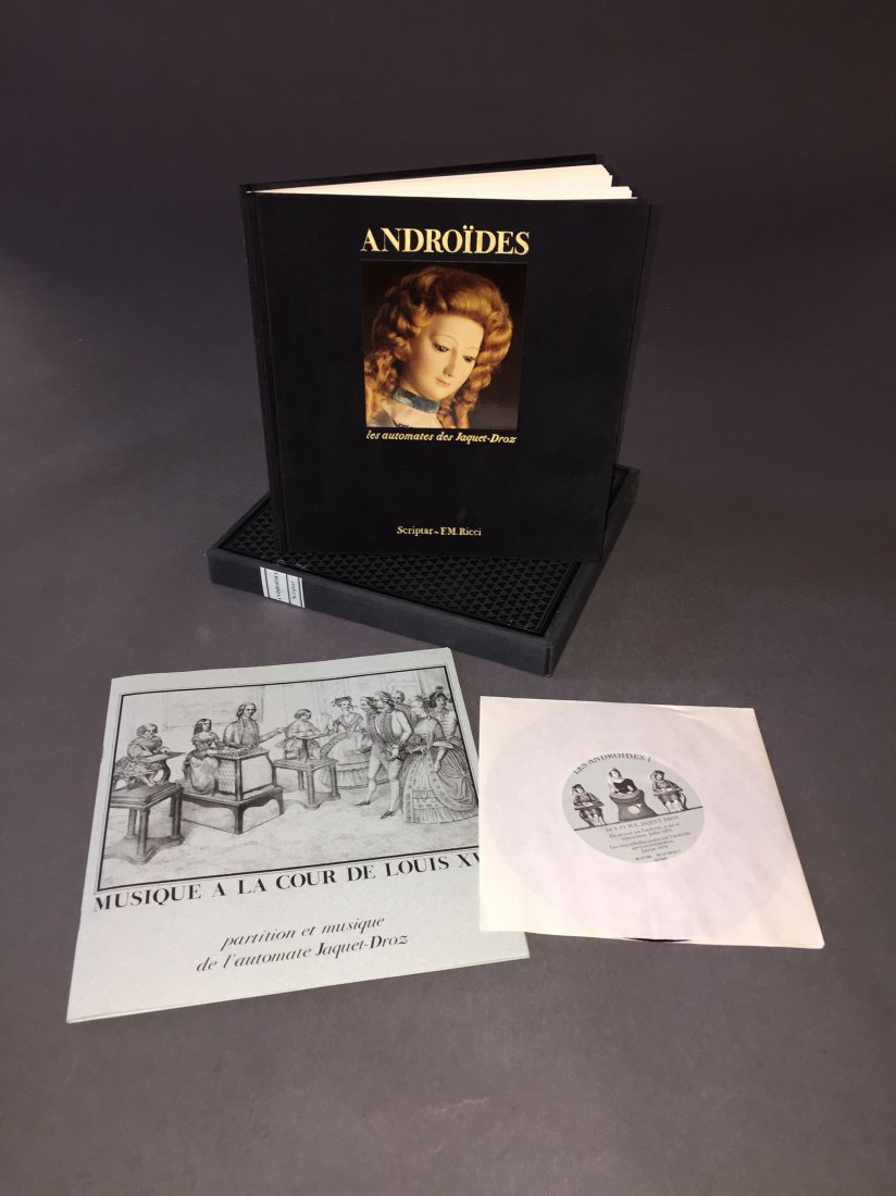 Androides les automates der Jaquet-Droz: By Roland Carrera, Dominique Loiseau, Olivier Roux. 1979 .With Vinyl Record. Condition: Very Good.