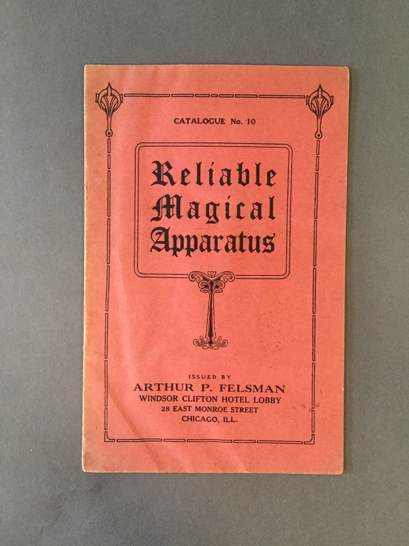 Felsman, Arthur P. Catalogue No 10 (1 of 1)