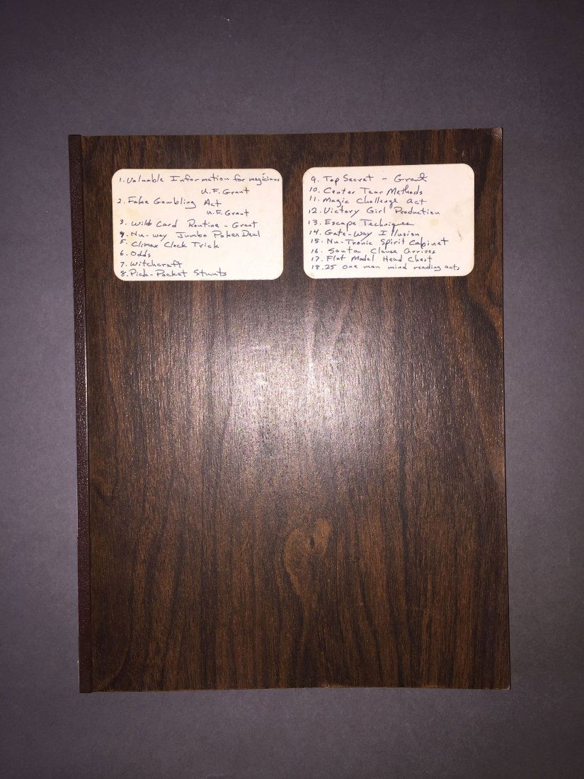 U.F. Grant Binder (1 of 1)