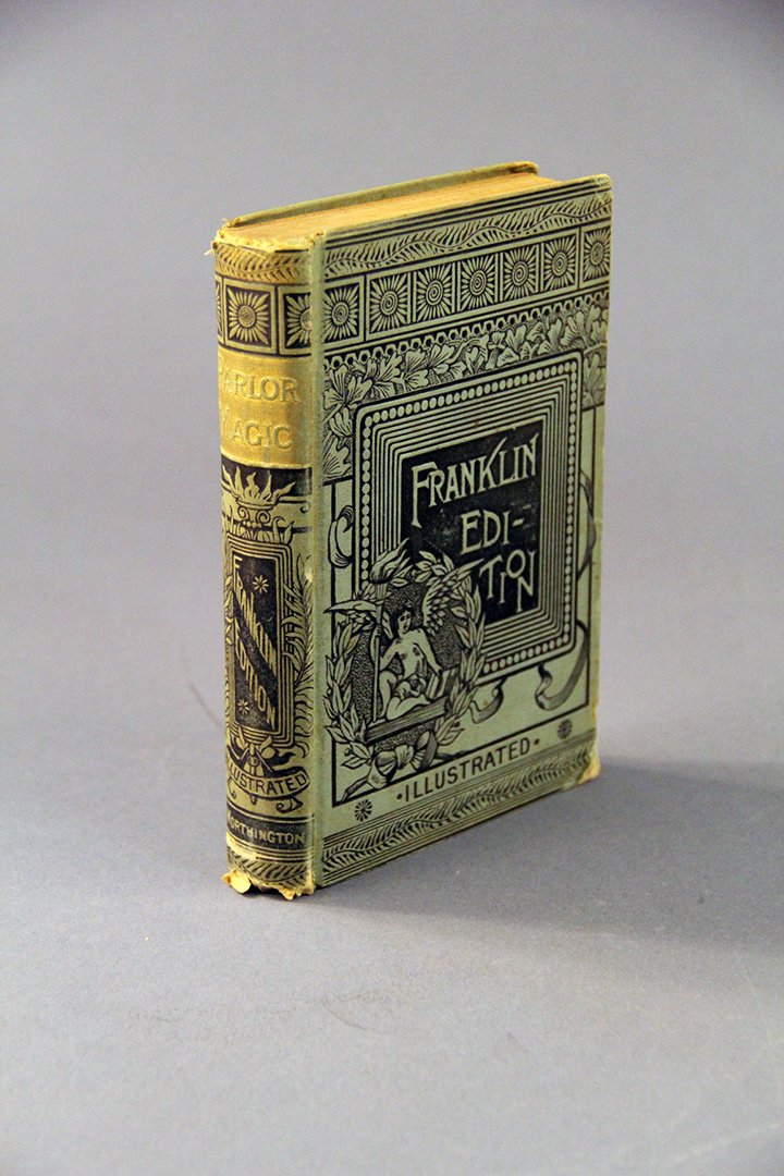 Parlour Magic: Anon. Parlor Magic. 1889. Worthington & Co. New York. Light foxing. Chipping to base of spine. Bumped corners of cover. Overall good.