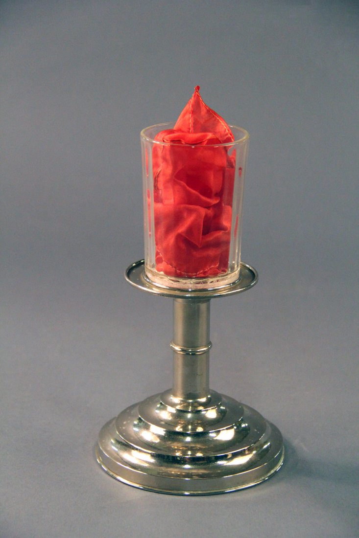 Silk in Glass Pedestal (1 of 1)