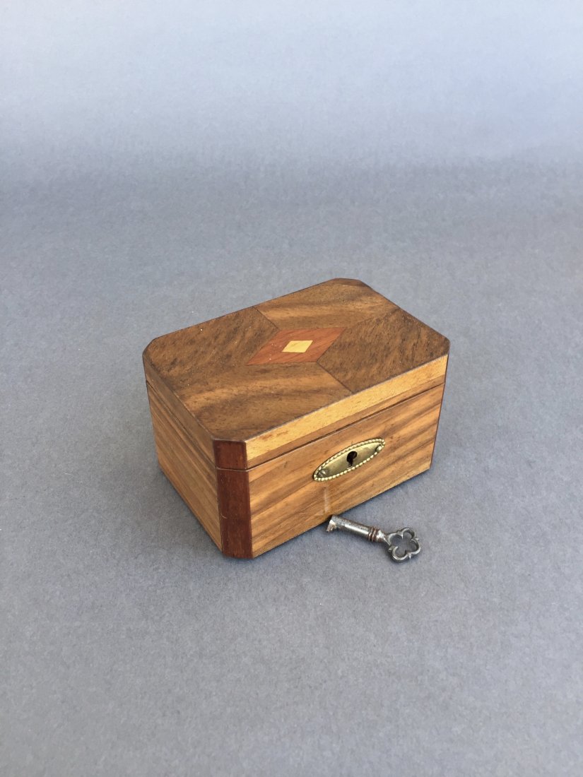 Watch Box: A beautiful antique prop that will allow the magician to secretly remove from or introduce items into this locked box. Very beautifully made.