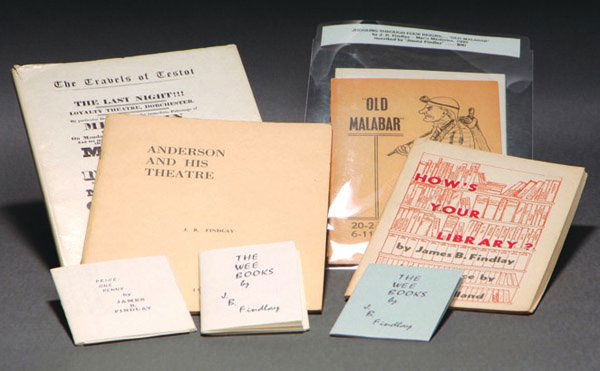 (Findlay, James B.) Seven Volumes: The Travels of: (Findlay, James B.) Seven Volumes: The Travels of Testot (1965, hardbound in dust jacket, #79 of only 150 copies); Anderson and His Theatre (1967, limited to 150 copies); Juggling Through Four Reigns