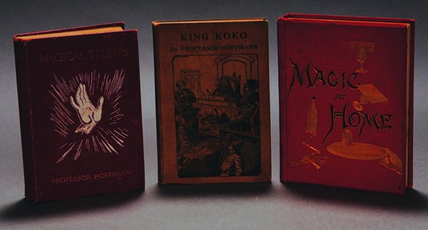 (Hoffmann, Professor) Three Vol: Magic At Home: (Hoffmann, Professor) Three Volumes: Magic At Home, 1890 first edition; King Koko, 1904; Magical Titbits, 1911. All in original pictorial cloth.