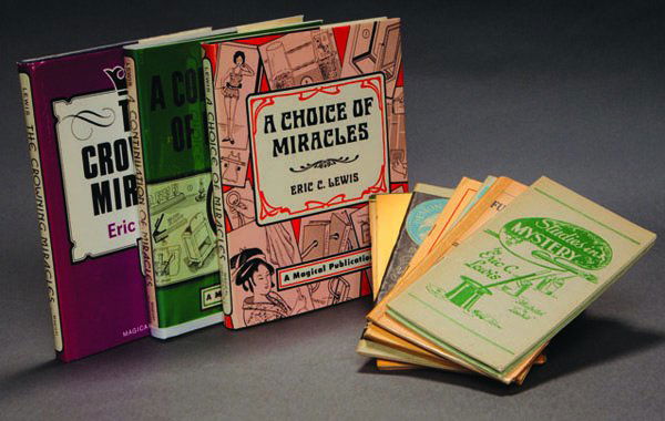 (Lewis, Eric) Thirteen Volumes: A Choice of Mirac: (Lewis, Eric) Thirteen Volumes: A Choice of Miracles; A Continuation of Miracles; The Crowning Miracles; plus 10 pamphlets by Lewis.