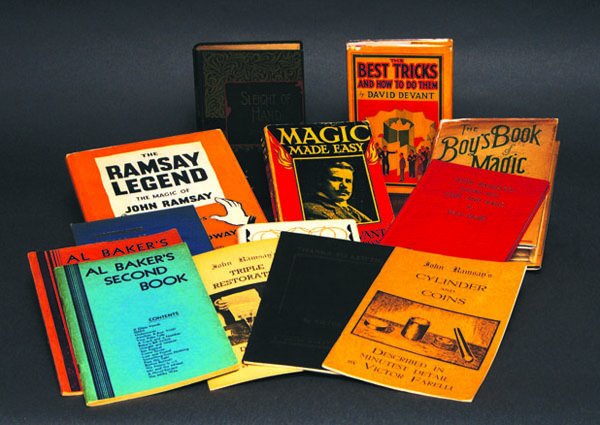 (Miscellaneous) Eleven Volumes: John Ramsay's: (Miscellaneous) Eleven Volumes: John Ramsay's Routine With Cups and Balls by Victor Farelli, 1948; Convincing Coin Magic by Victor Farelli, 1946; The Ramsay Legend by Andrew Galloway, 1969 first editi