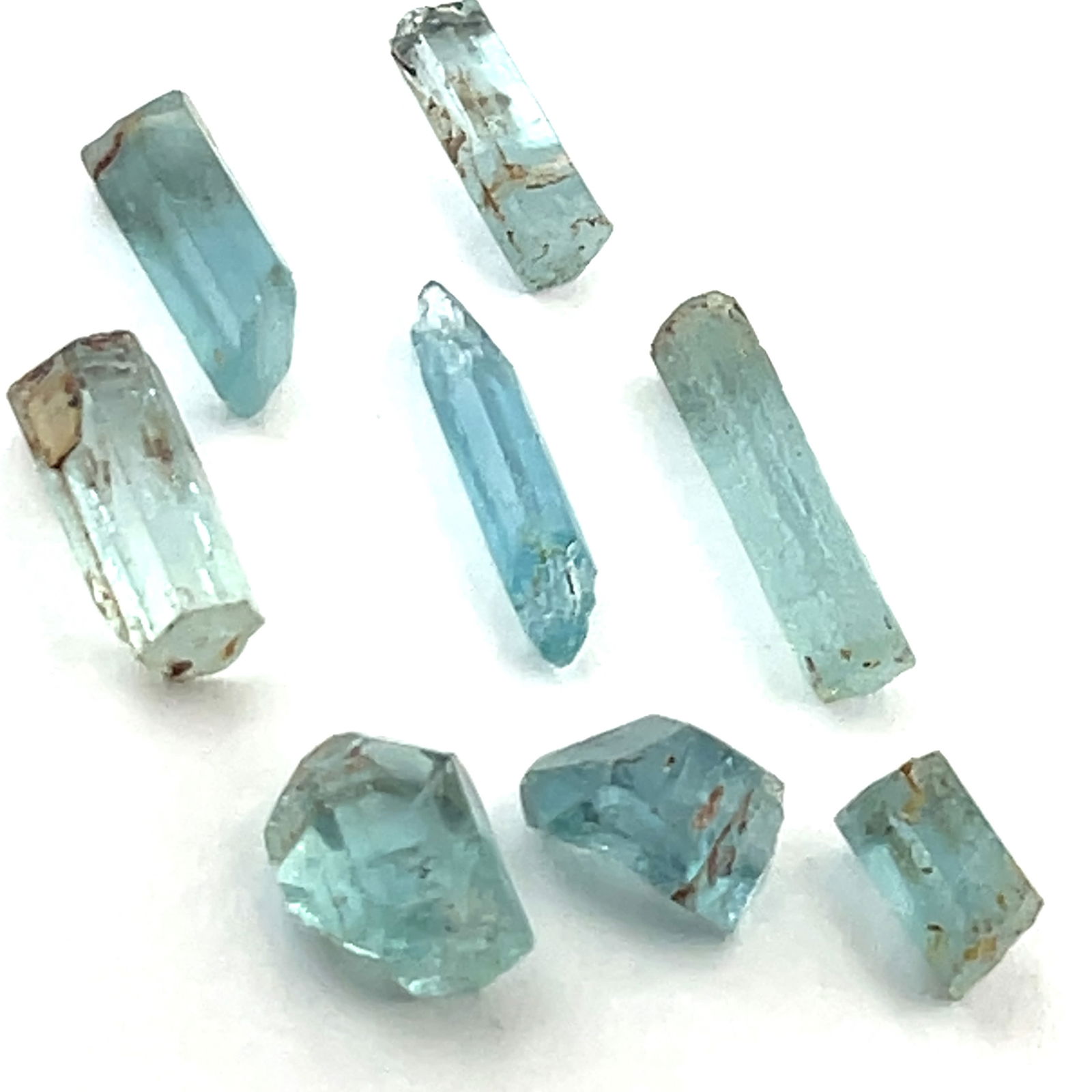 Rough Aquamarine Selection Loose Gemstone  -  - 34.4ct (1 of 6)