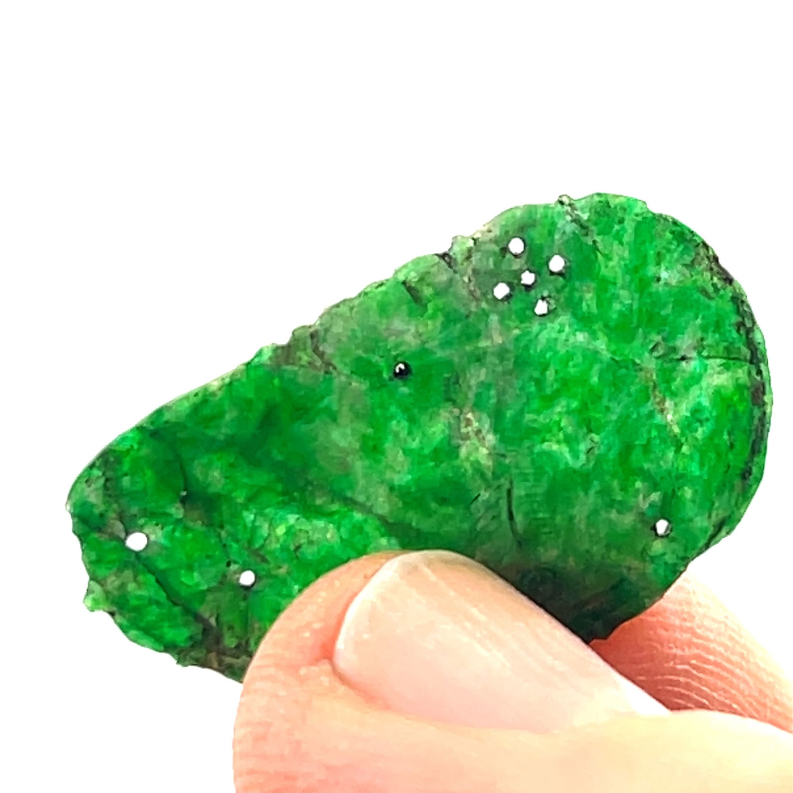 Carved Maw Sit Sit Tablet Loose Gemstone  - 17.6x29 - ct (1 of 2)