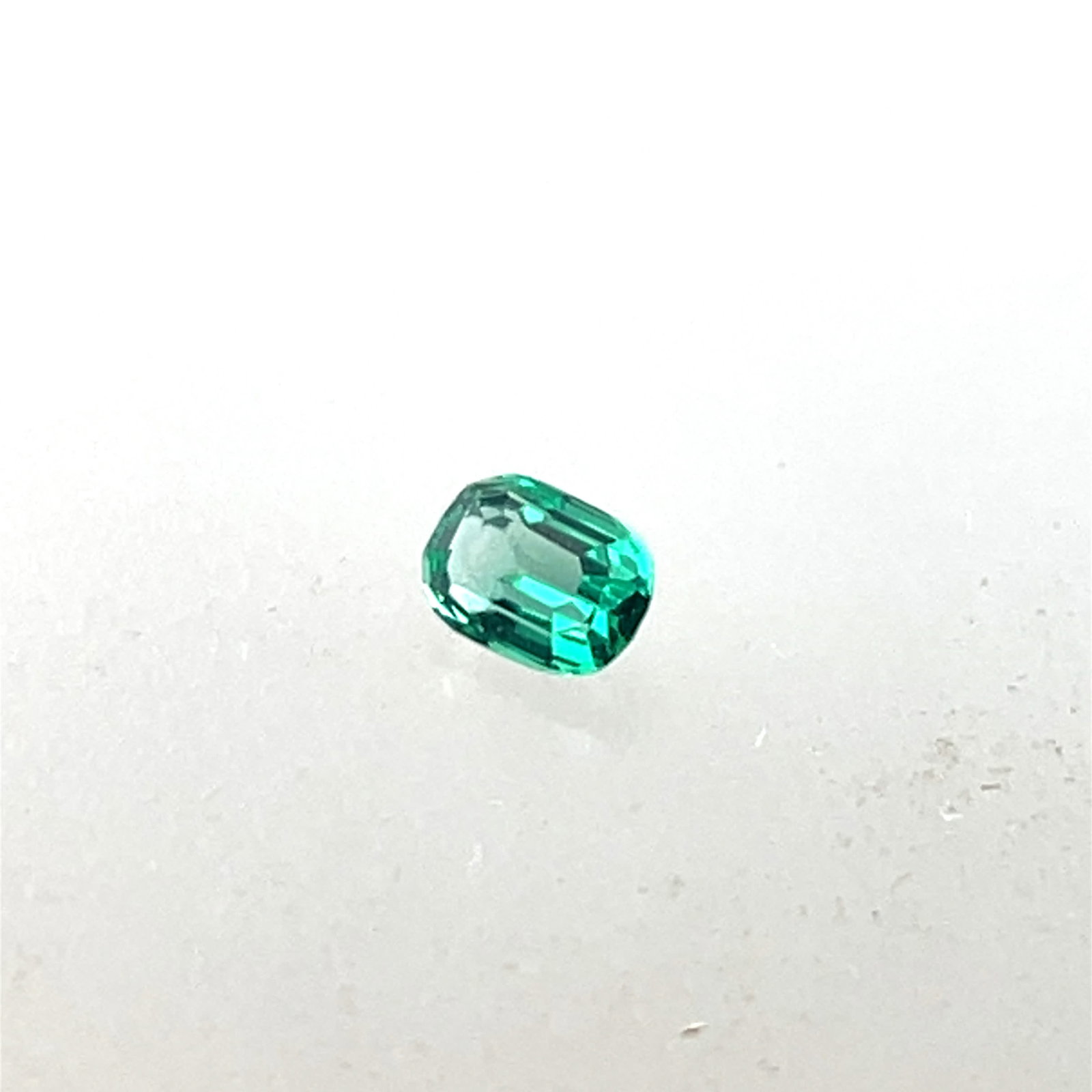Brillint Cut Green Garnet Glass Doublet Loose Gemstone - 5x3.5 - 0.27ct: These gems are from the estate of a professional jeweler. They were his pesonal collection, many faceted by himself. This is the first of several auctions of his jewelry making materials. Gems were ca