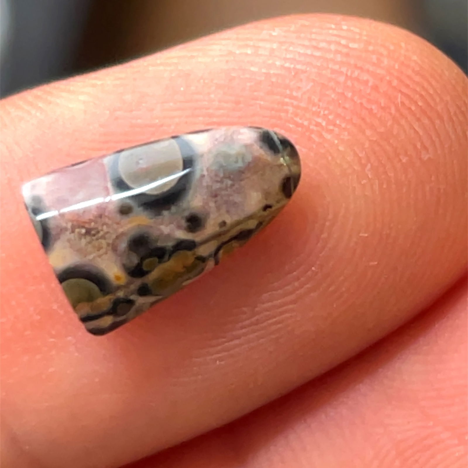 Bullet Cut Leopard Skin Jasper Cabochon Selection Loose Gemstone  - 13x8.3 - 11.85ct (1 of 4)