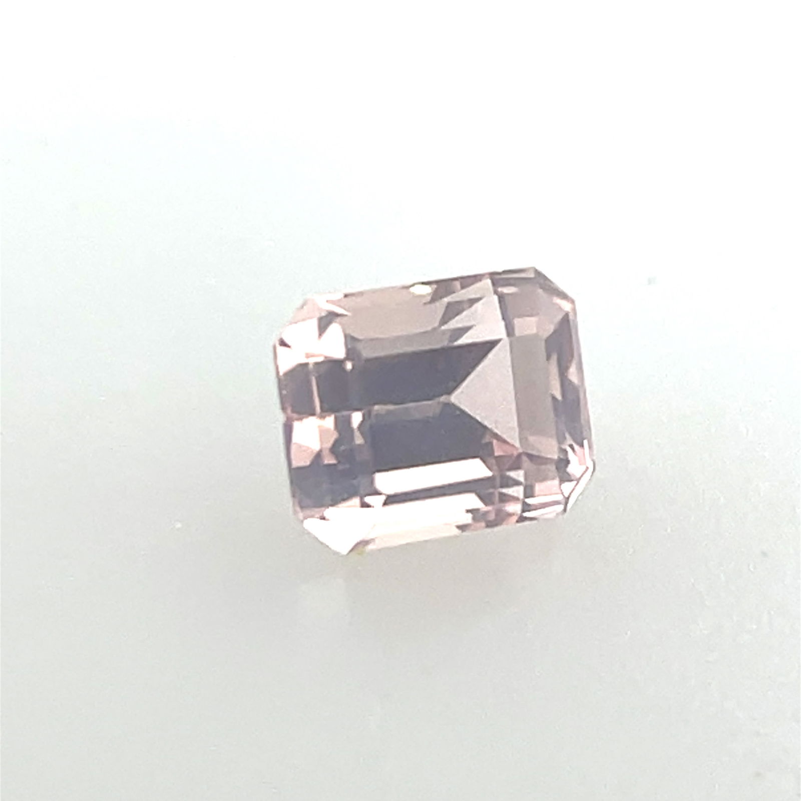 Emerald Cut Rose Quartz Loose Gemstone  - 7.7x9.7 - 4ct (1 of 4)