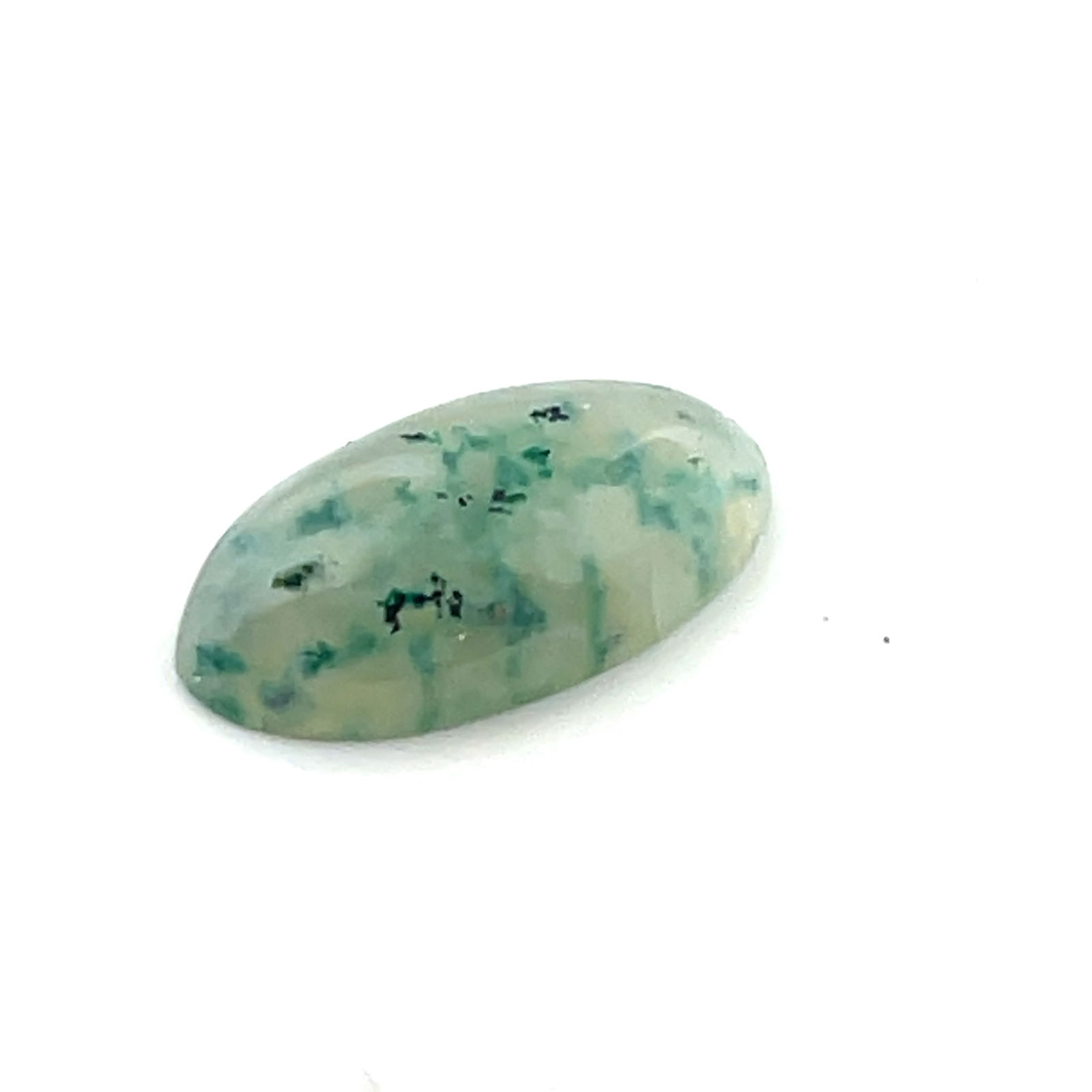 Moss Agate Cabochon Loose Gemstone 8.9x17.3 - 4.96 ct (1 of 3)