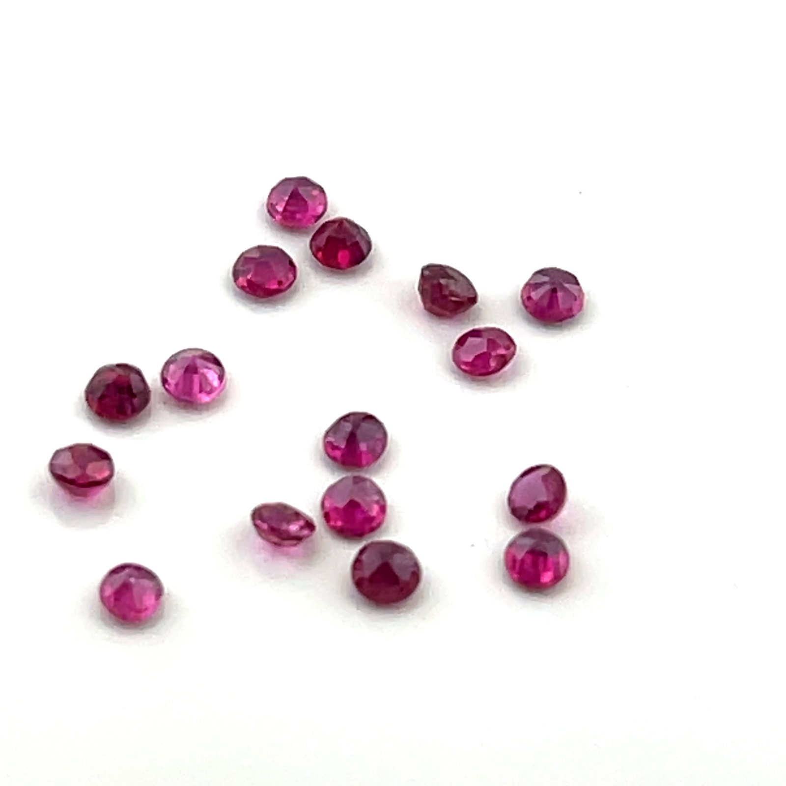 Round Cut Ruby Selection Loose Gemstone 2.5 - 1.3 ct (1 of 4)