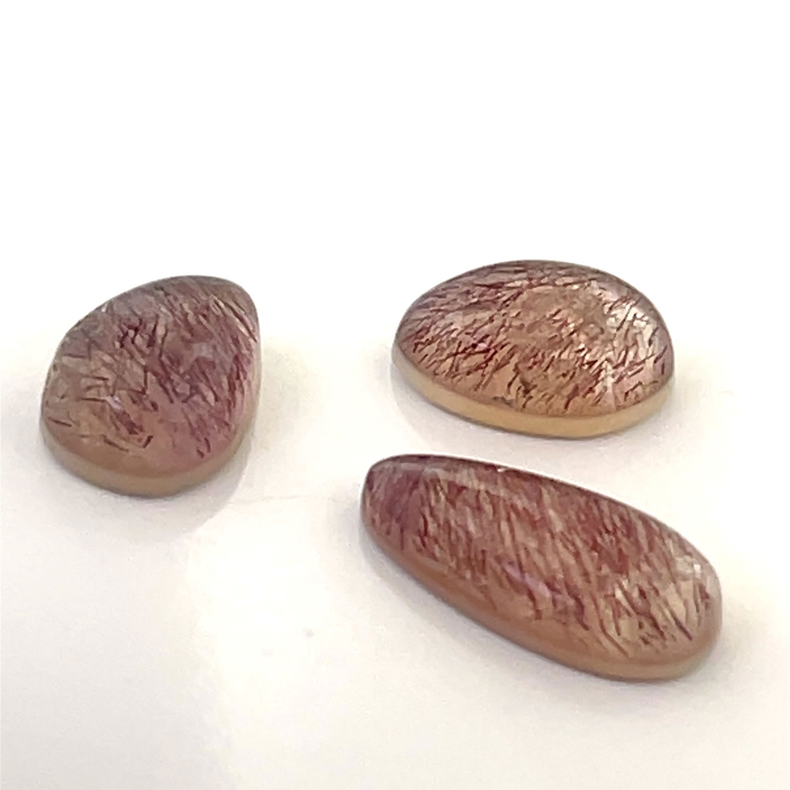 Rutilated Quartz Doublet Selection Loose Gemstone 18.5x9 - 18.3 ct (1 of 5)