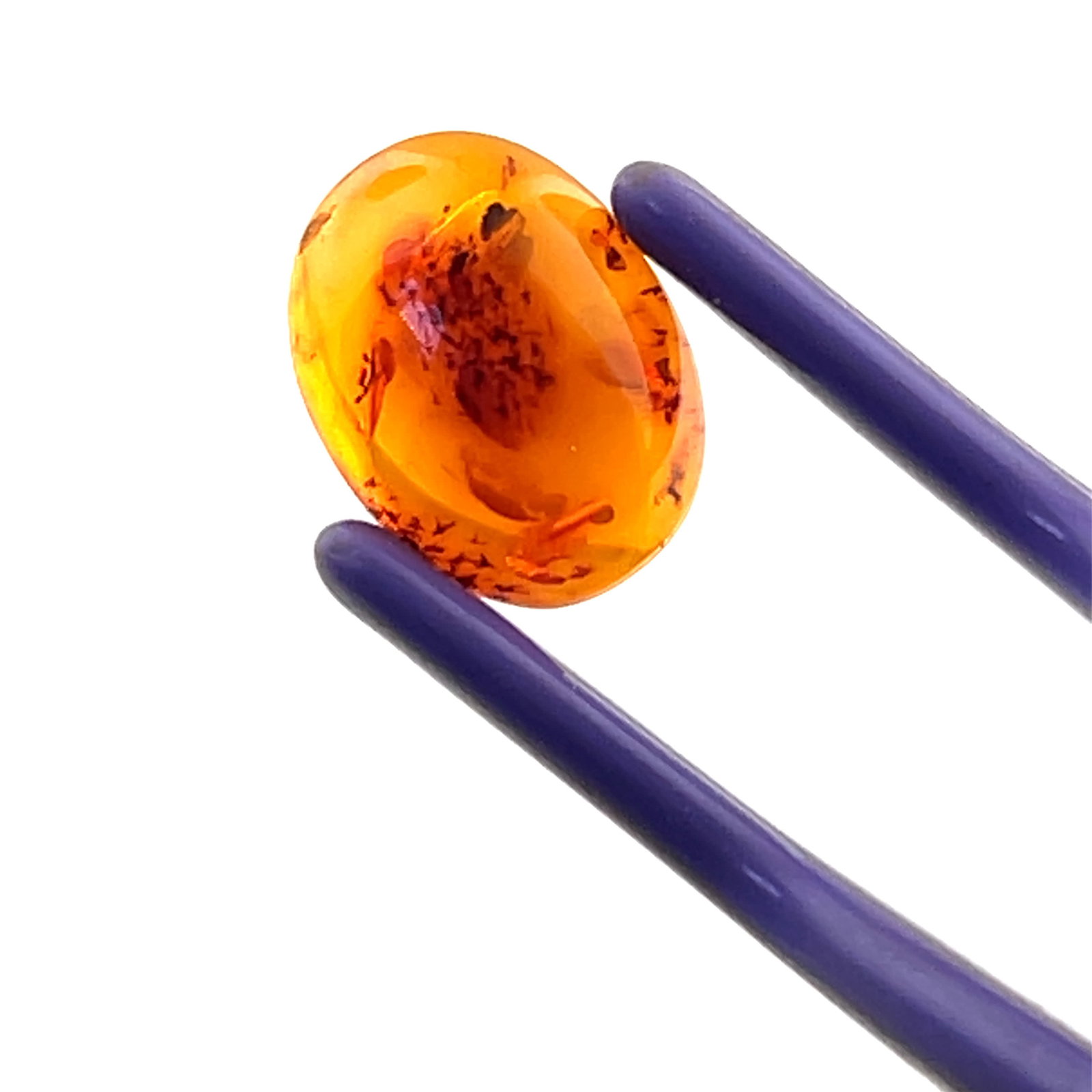 Amber Oval Cabochon Loose Gemstone 12.3x16 - 3.13 ct: These gems are from the estate of a professional jeweler. They were his pesonal collection, many faceted by himself. This is the first of several auctions of his jewelry making materials. Weights and 