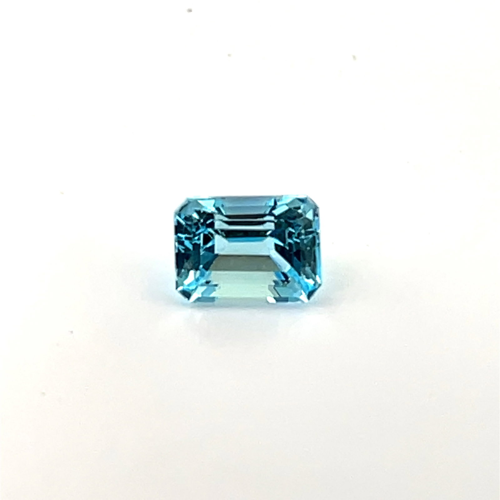 Emerald Cut Blue Topaz Loose Gemstone 5.1x7 - 1.64 ct (1 of 4)
