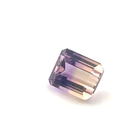Loose Gemstone Emerald Cut Gradient Ametrine - 3.89ct - 8.8x10.3