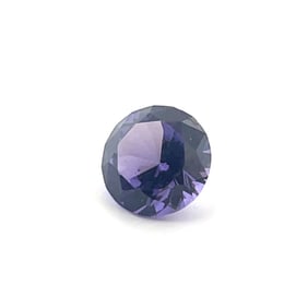 Loose Gemstone Round Cut Color Changing Synthetic Sapphire - 6.4ct - 11.2x11.2