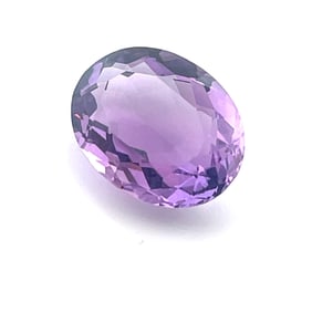 Loose Gemstone Oval Cut Purple Amethyst - 15.3ct - 14.9x19.2