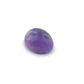 Loose Gemstone Cabochon Cut Purple Amethyst - 4.69ct - 11.3x9.3